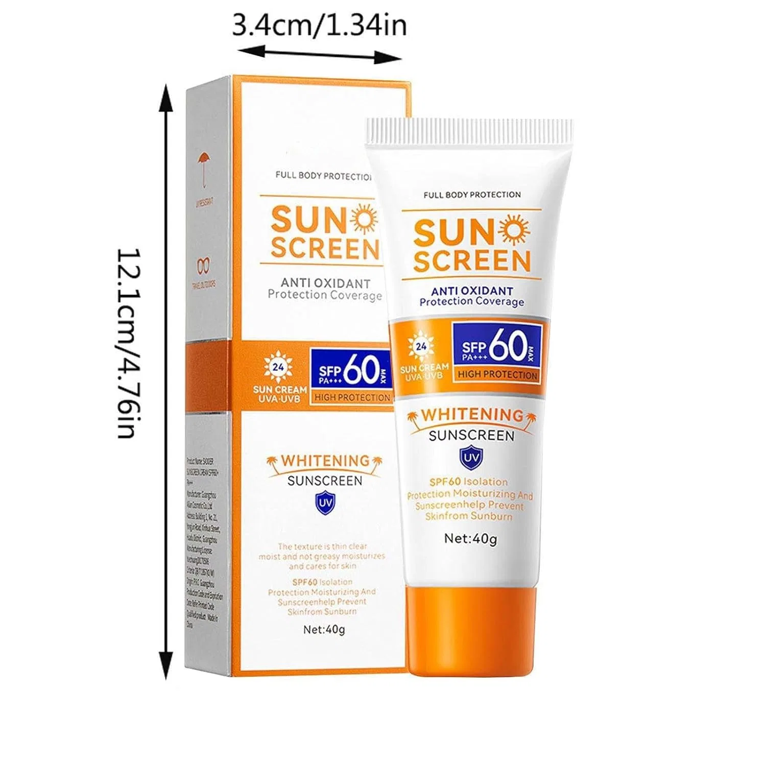 Солнцезащитный крем для лица SPF 60 Ovelle, 80 г — фото 2
