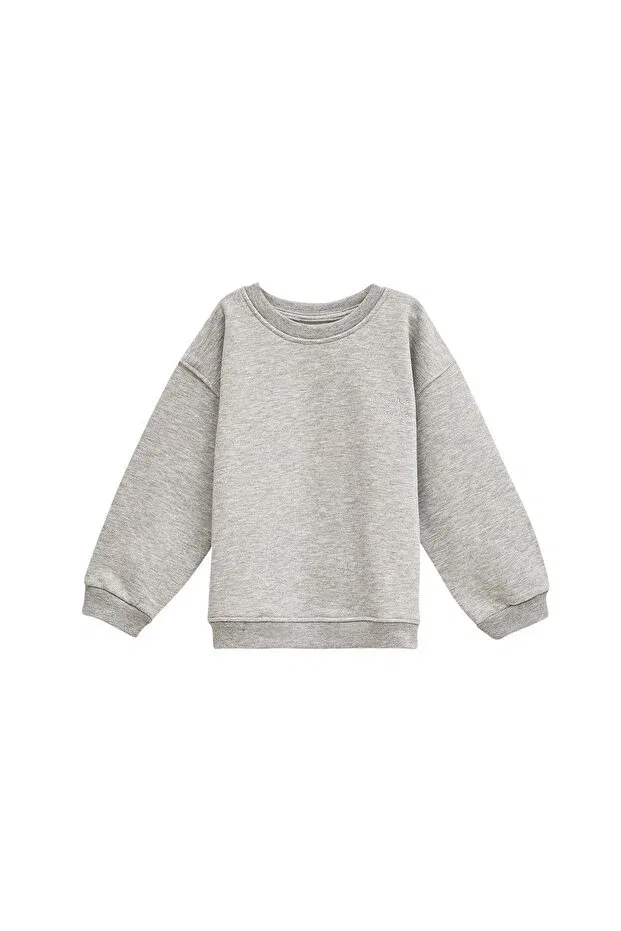 Детские свитшот для девочек хлопковый Sportswear Matchy Matchy, Gray