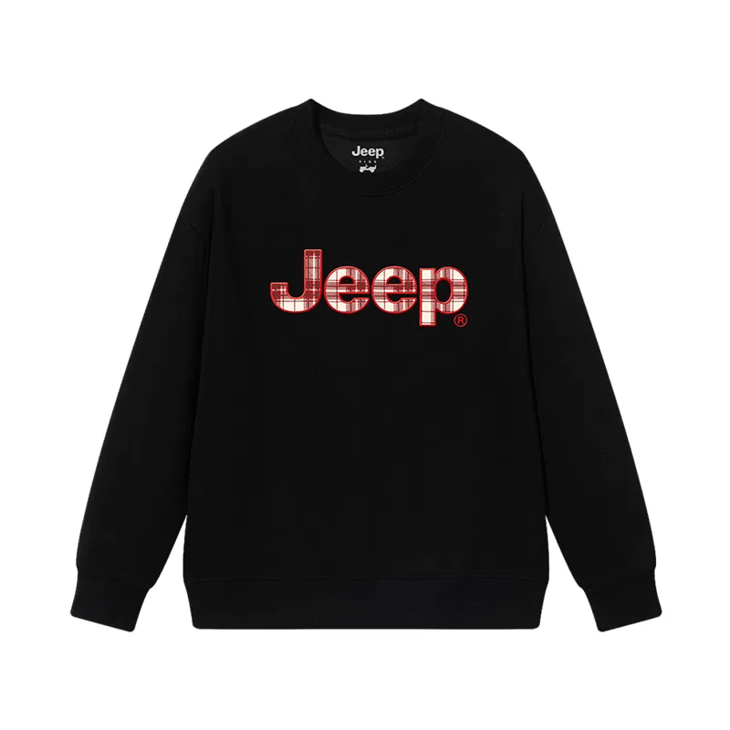 Детский свитшот с круглым вырезом, хлопковый, Jeep, Red — фото 4