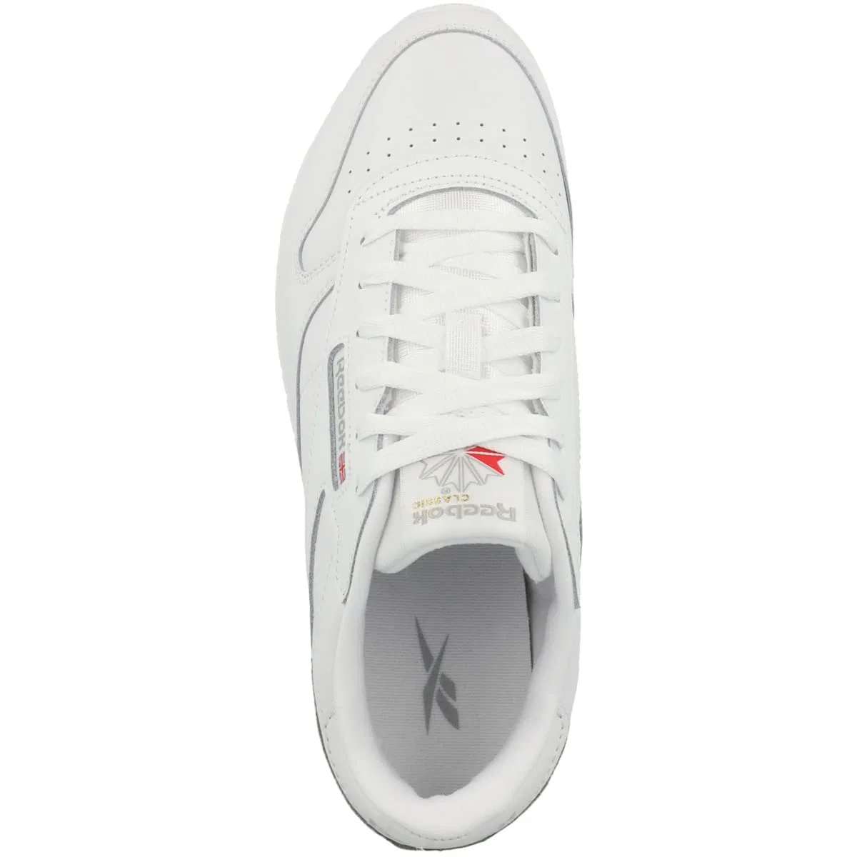 Детские кроссовки для мальчиков кожаные Classic Leather Reebok, Ftwr White Ftwr White — фото 2