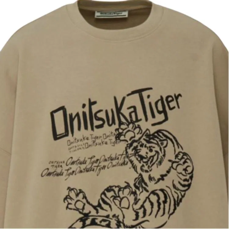 Детская толстовка Onitsuka Tiger, Light Umber — фото 4
