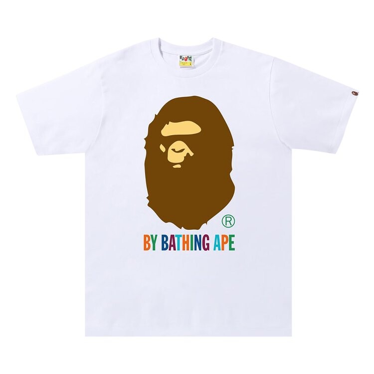 

Футболка BAPE Colors By A Bathing Ape Tee 'White/Multicolor', белый