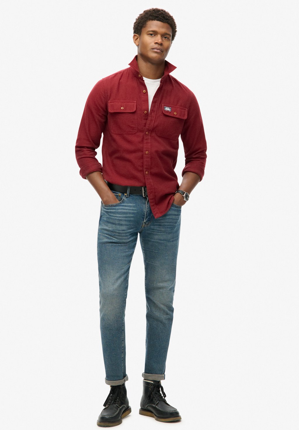 

Рубашка Superdry, красный