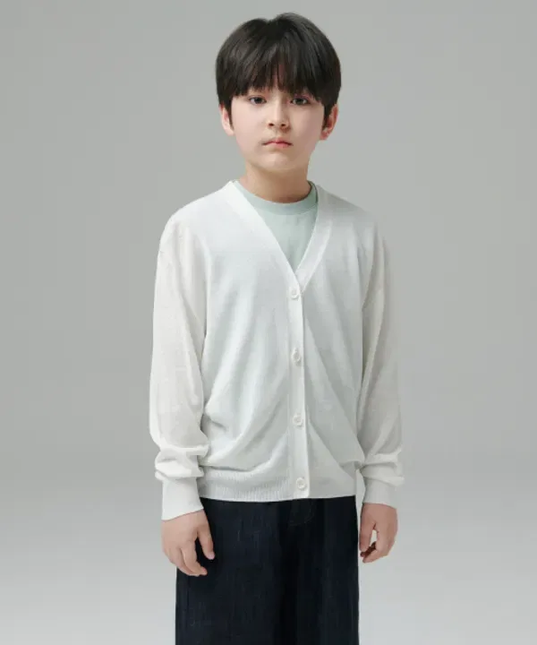 Кардиган оверсайз, Musinsa Standard Kids, айвори