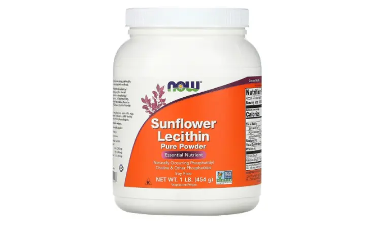 

Лецитин подсолнечника NOW Foods, 454 г