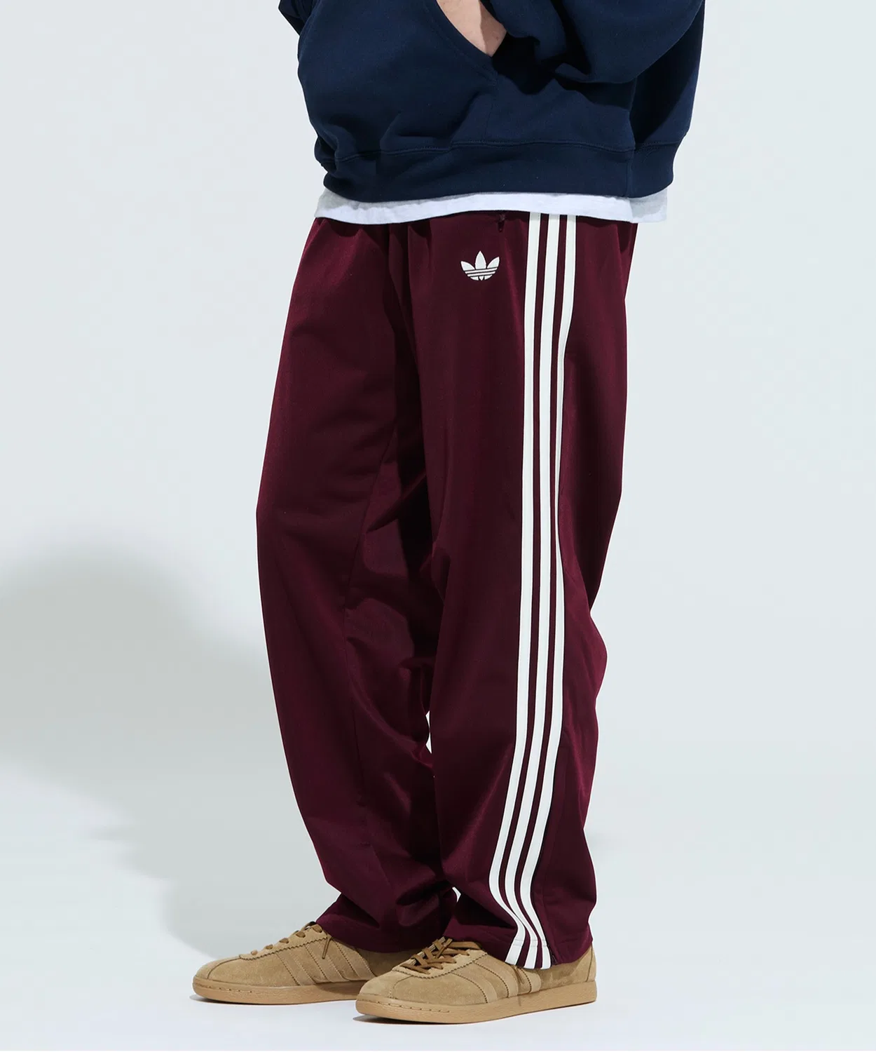 Мужские спортивные штаны с регулируемым поясом Firebird Track Pants Adidas, Red — фото 3