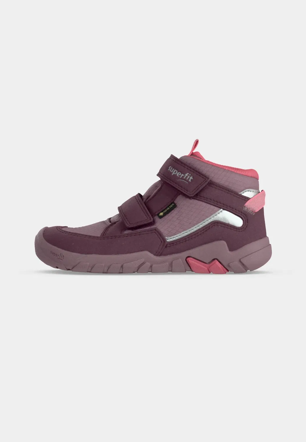 Ботинки Barefoot Gore-Tex Trace - классические ботильоны Superfit, Rot/Rosa — фото 2