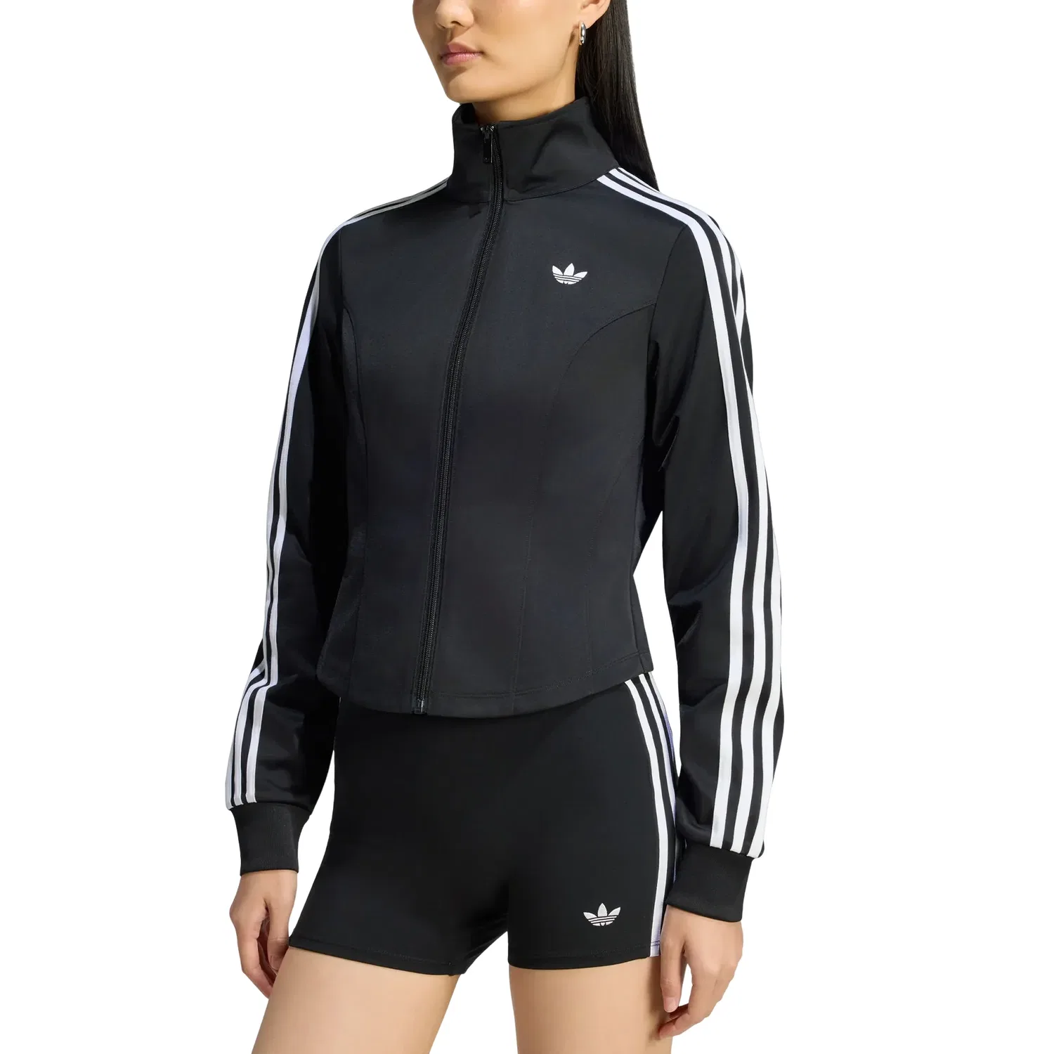 Женская куртка Firebird Corset Track Top Asia SIzing 'Black' adidas, черный — фото 3