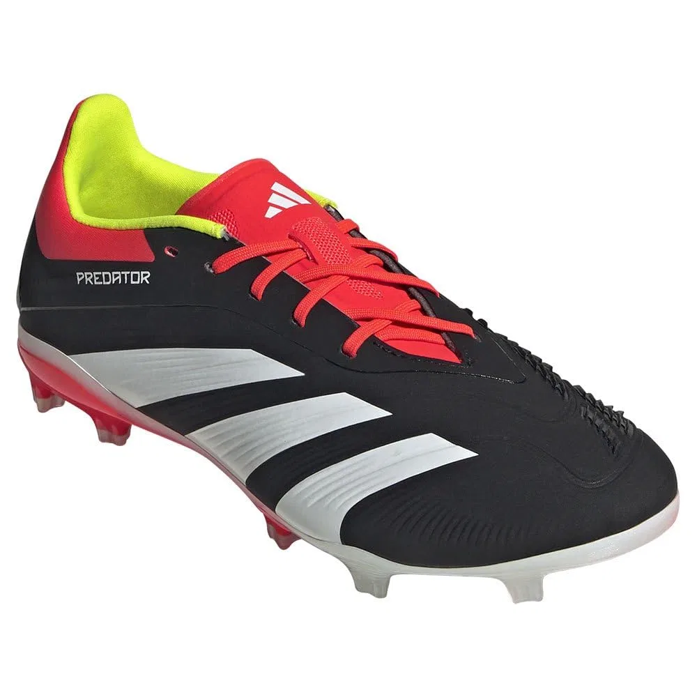 Детские бутсы для мальчиков с твердым грунтом Predator Elite Adidas, Black White Red — фото 4
