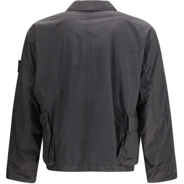 Мужская куртка Charcoal Gray STONE ISLAND — фото 3