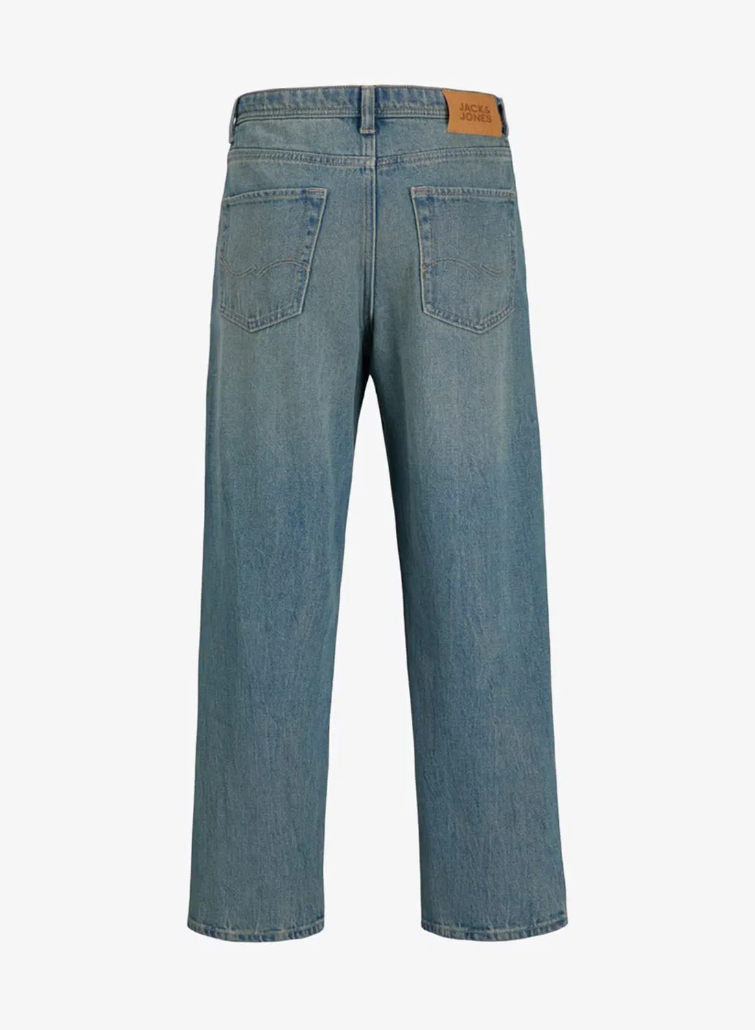 Джинсы мешковатые для мальчиков Jack & Jones Junior, синий деним — фото 2