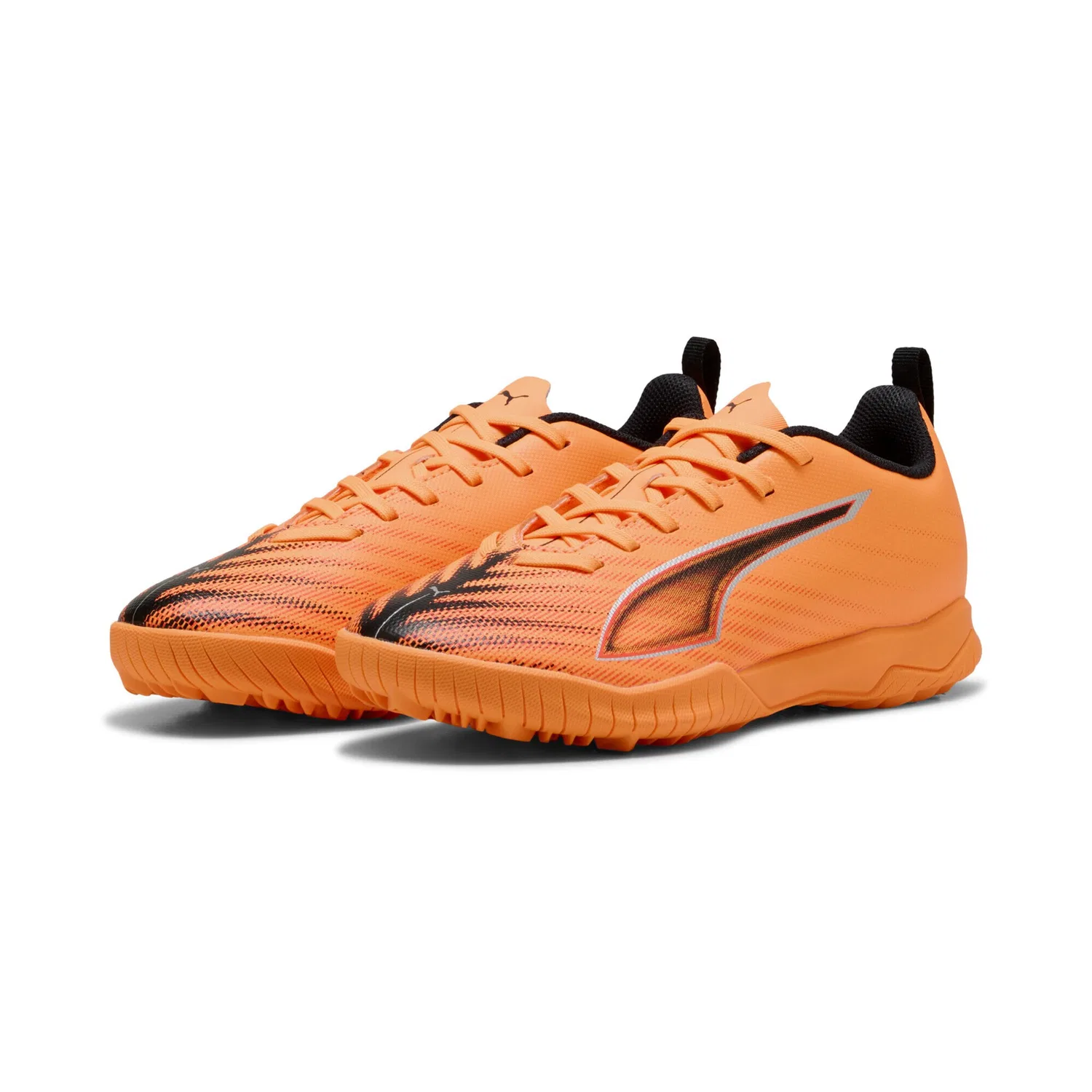 Детские футбольные бутсы с поддержкой ULTRA 6 PUMA, Heat Fire Black Glowing Red Orange