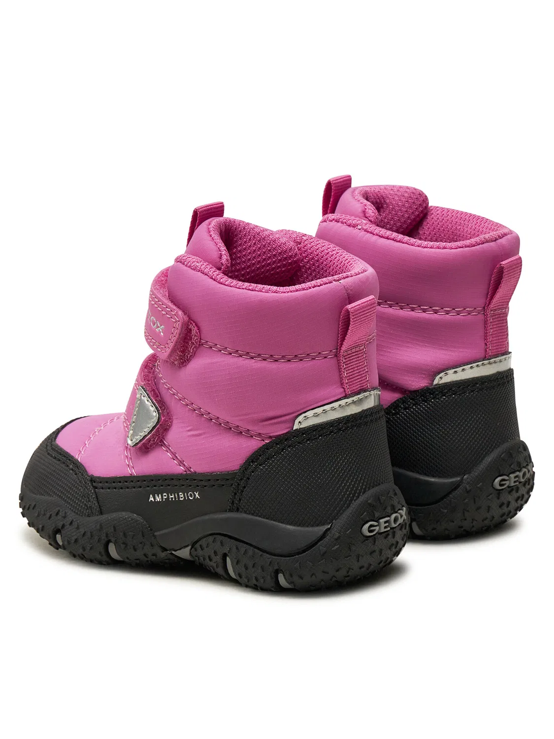 Снегоступы для девочки Baltic Girl Abx Geox, розовый — фото 3