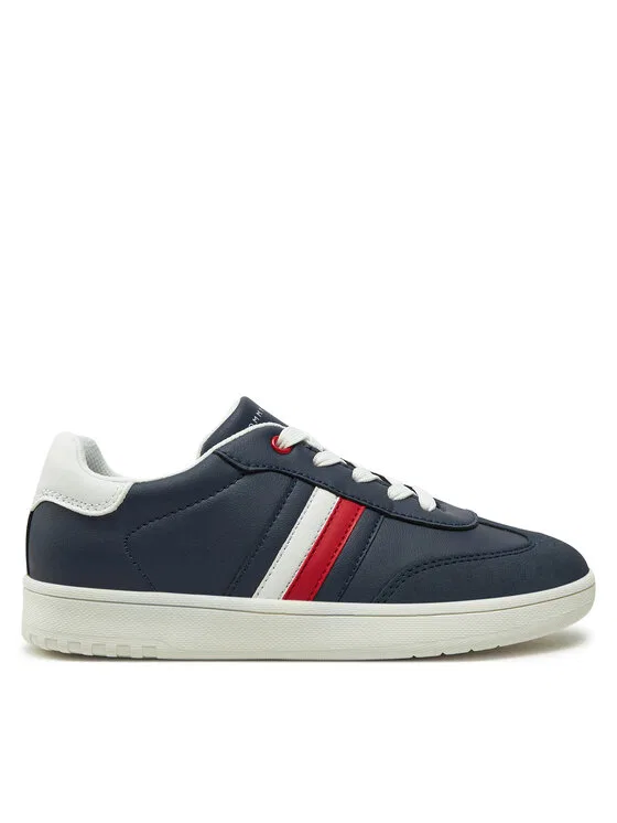 Кроссовки Stripe Low Cut Lace-Up Sneaker Tommy Hilfiger, темно-синий
