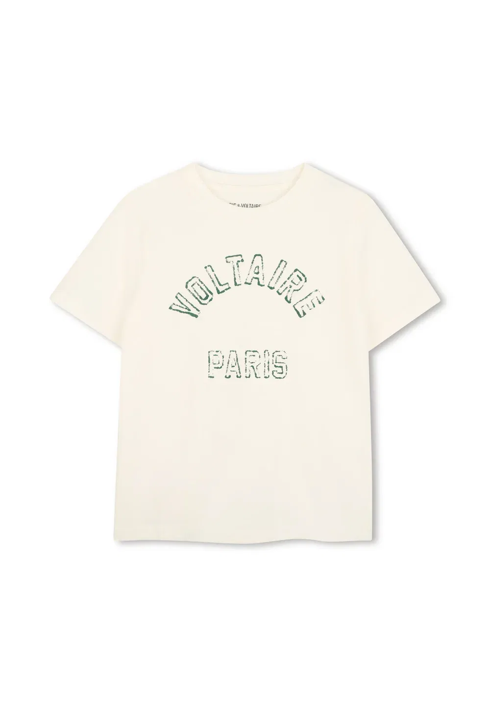 Футболка с короткими рукавами, унисекс, с принтом Zadig & Voltaire, Off White — фото 2