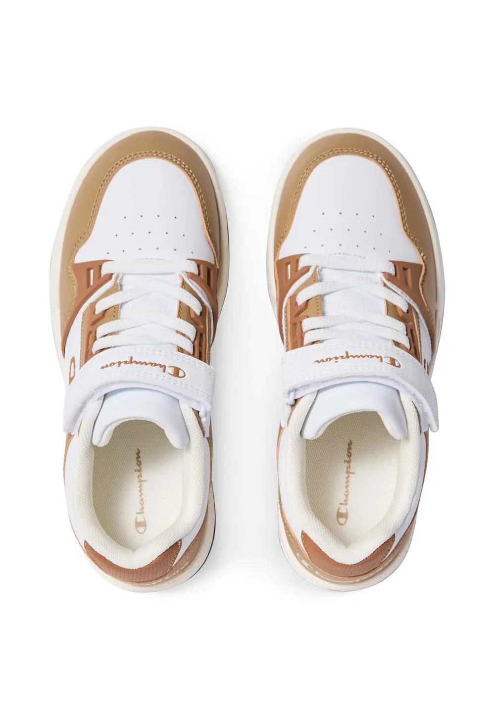 Кроссовки Rd18 Heritage Evolve B PS унисекс Champion, White And Light Brown — фото 3