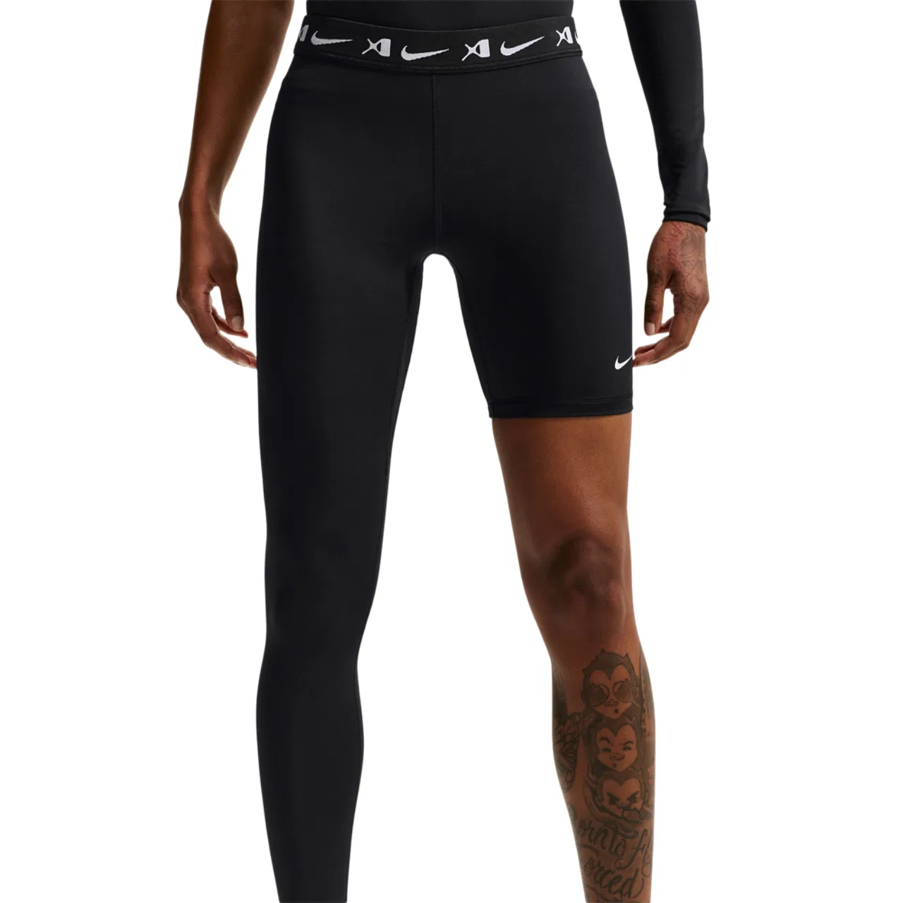 Женские леггинсы Dri-FIT Reversible Asymmetric A'Ja Wilson Nike, черный/белый — фото 3