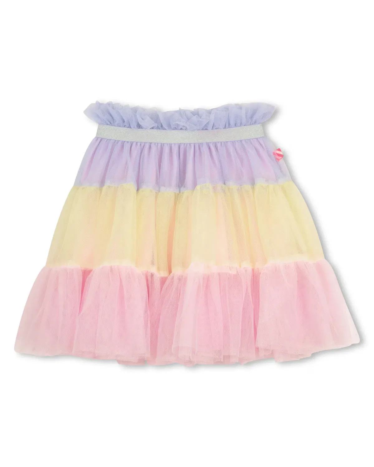 Детская юбка из фатина с блестками Billieblush, Multicolor