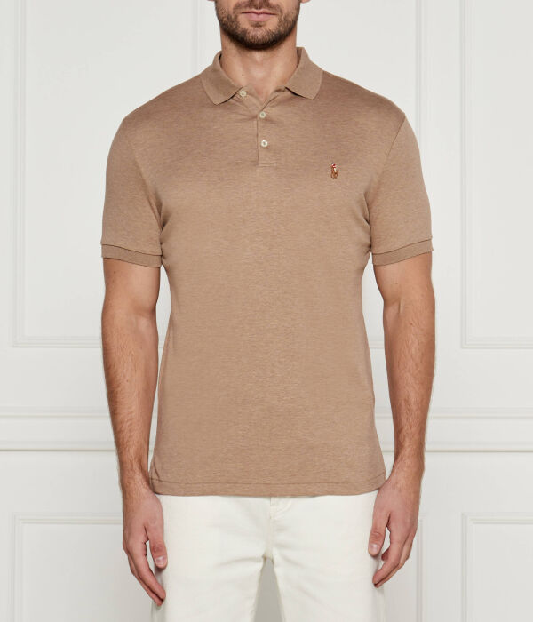 

Рубашка поло Custom slim fit Polo Ralph Lauren, желтый