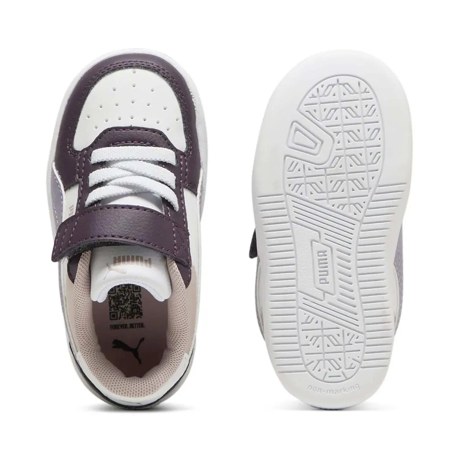Детские кроссовки с закрытой пяткой Puma Caven 2.0 Block Ac+ Unten, Puma, Weiss — фото 3