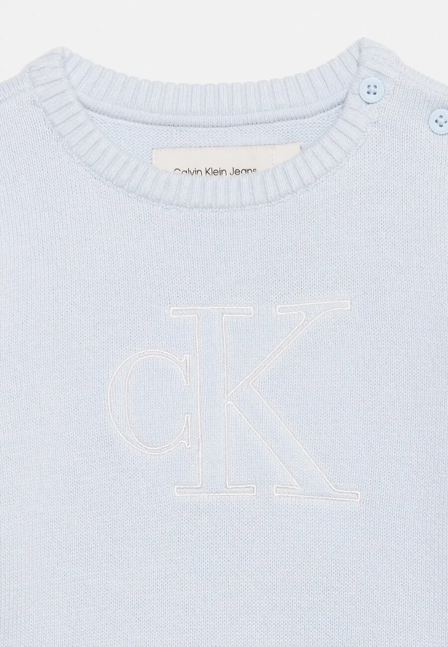 Свитер Calvin Klein Jeans светло-голубого цвета — фото 3