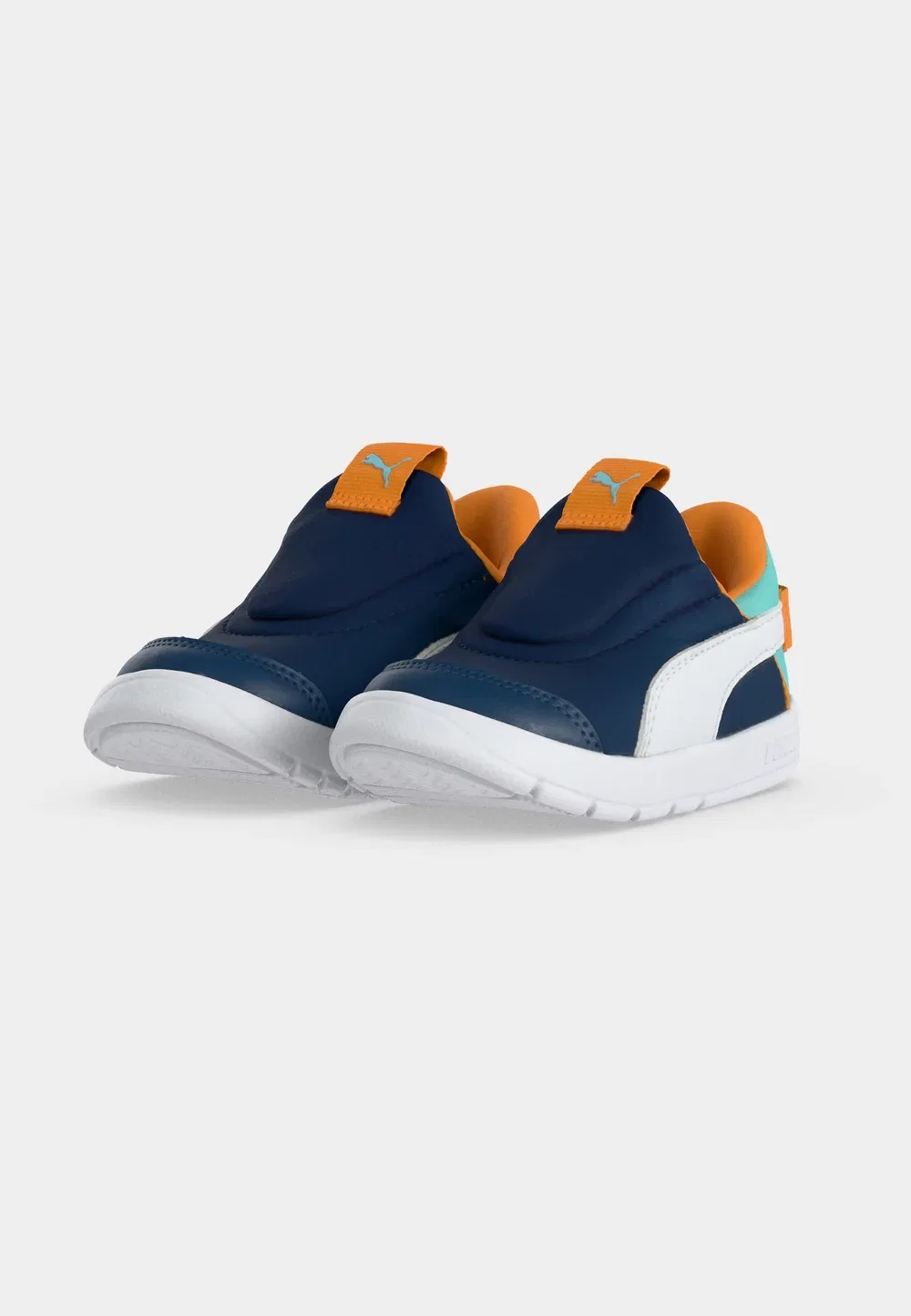 Кроссовки для бега по шоссе Courtflex v3 ease унисекс Puma, Persian Blue/White — фото 3