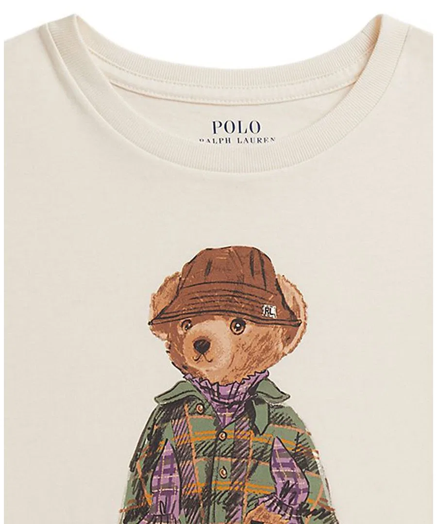 Футболка Polo Bear с коротким рукавом Polo Ralph Lauren, Estate Cream — фото 3