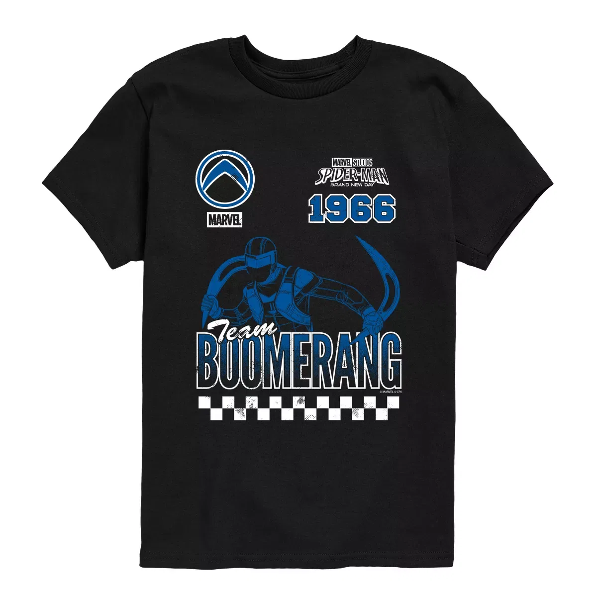 Детская футболка с коротким рукавом с принтом Spider-Man Boomerang Jersey, Цвет Black