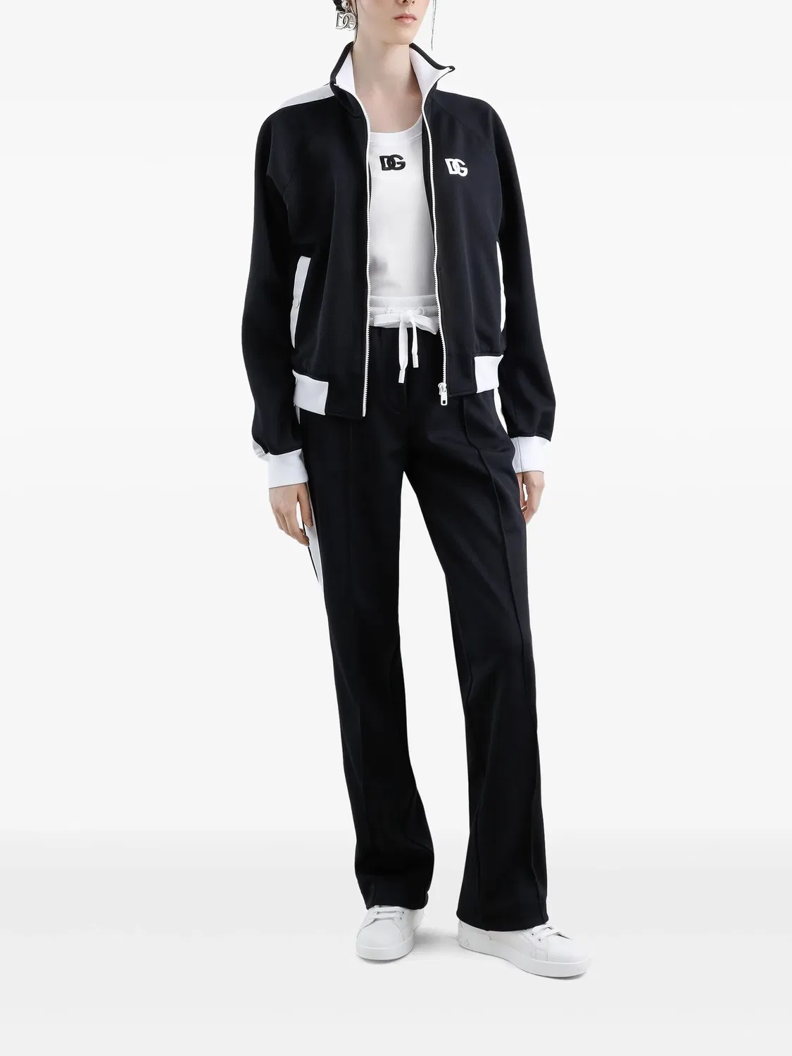 Топ с логотипом DG Dolce & Gabbana, белый — фото 4