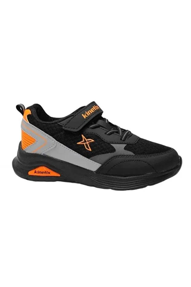 Детские кроссовки для мальчиков с принтом Kinetix, Black Orange