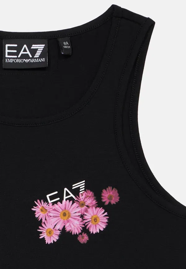 Топ Ea7 Emporio Armani, черный — фото 4