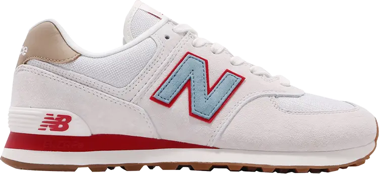 

Кроссовки New Balance 574 'Ivory Blue', кремовый, Бежевый, Кроссовки New Balance 574 'Ivory Blue', кремовый