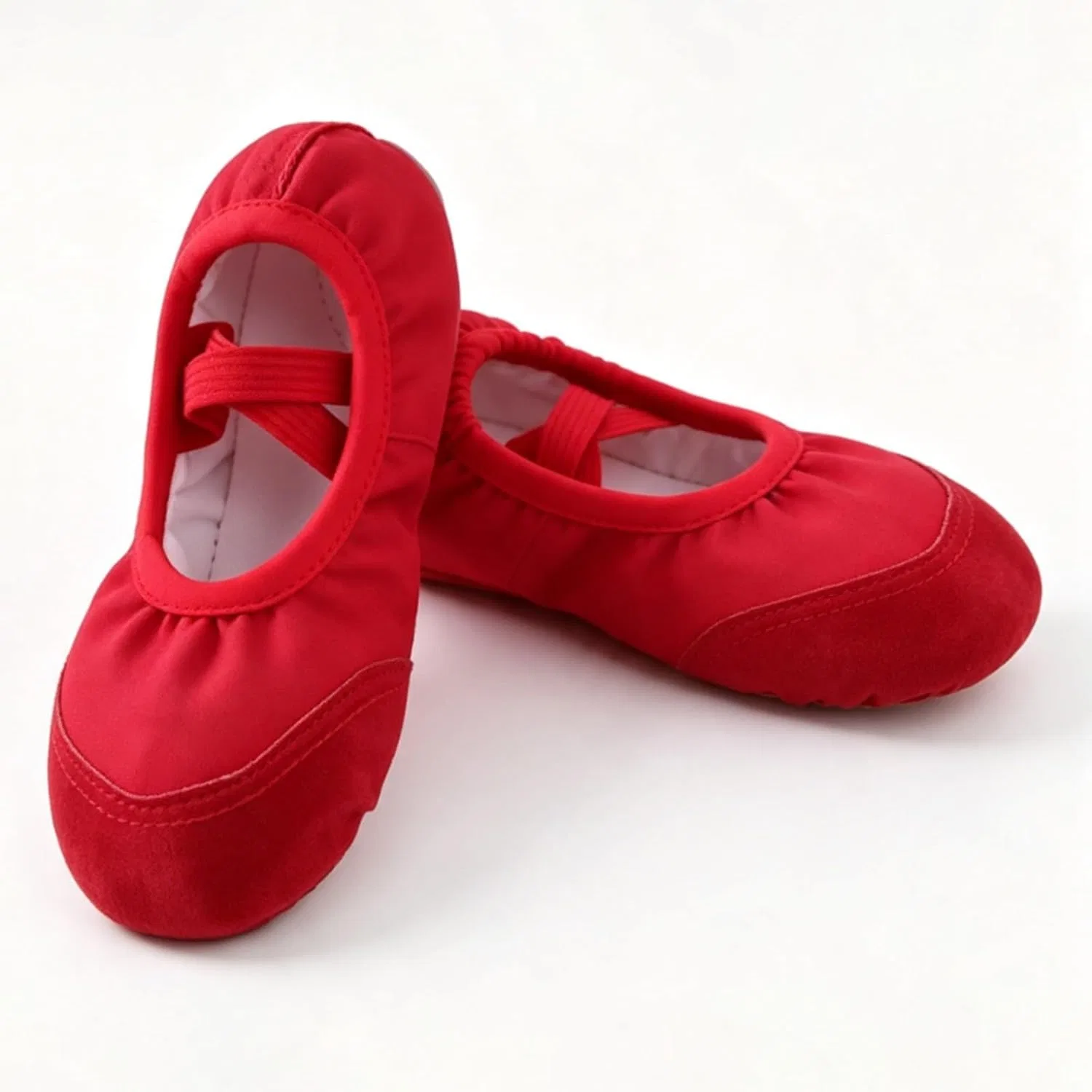 Детские балетки для девочек с принтом Canvas Ballet Shoes — фото 2