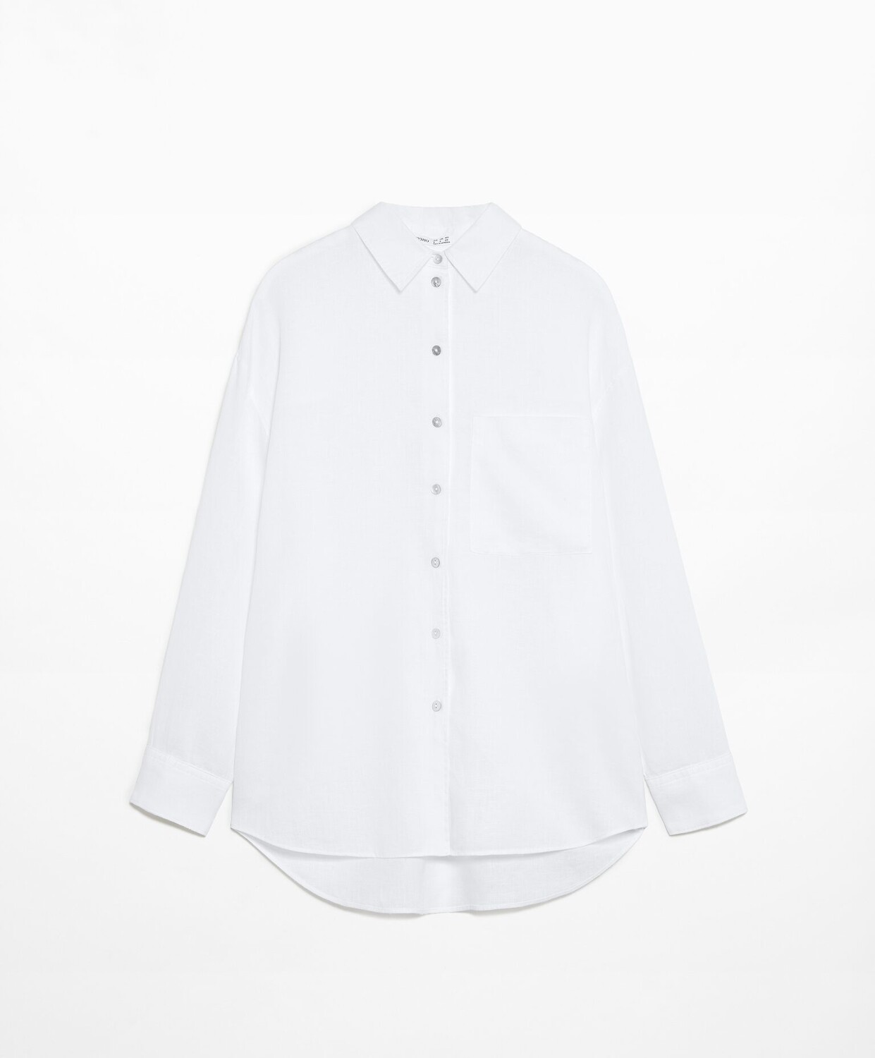 

Рубашка Oysho Linen Long Sleeved, белый