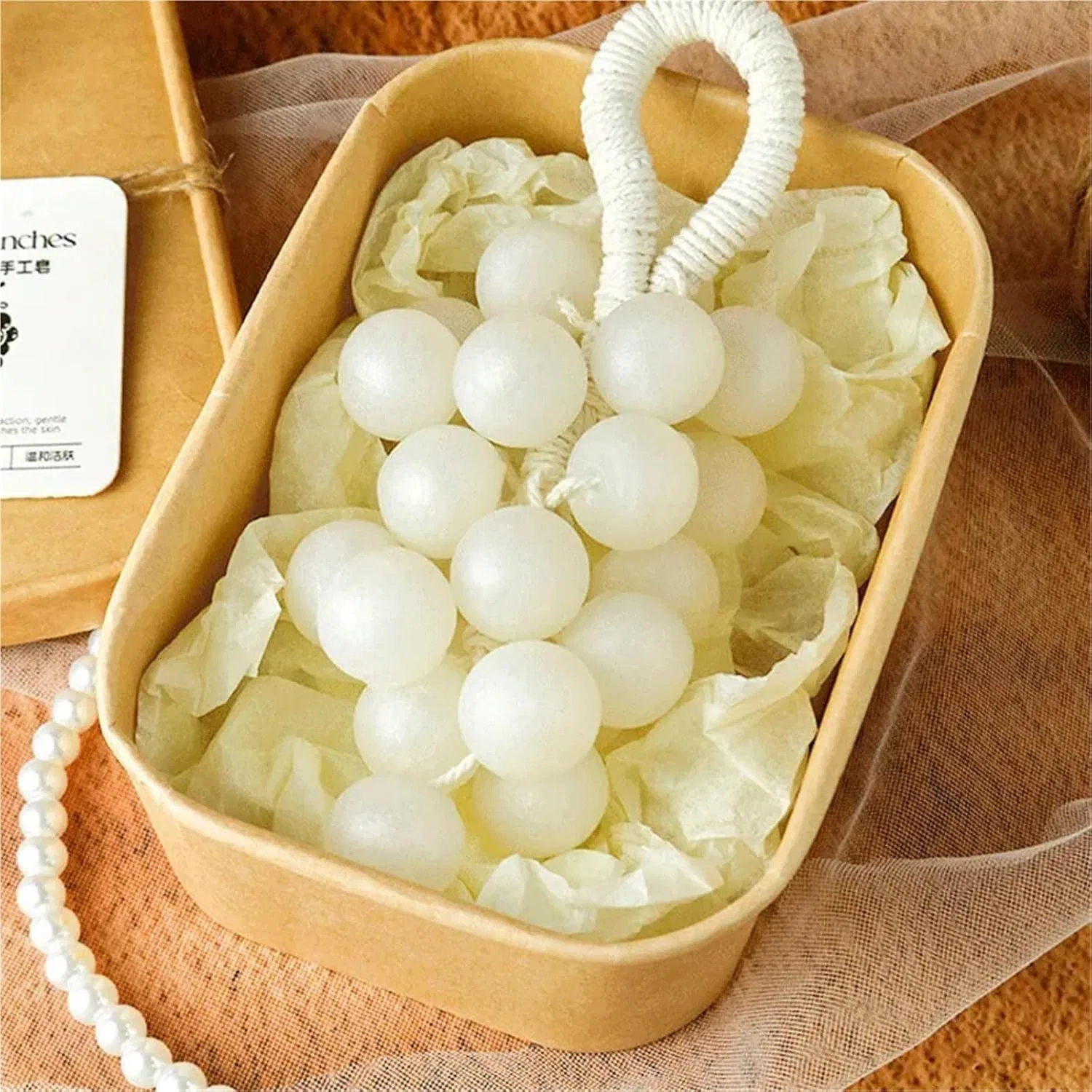 Твердое мыло Pearl Grape Bunch handgemachte Seife, Palut, 300 г, Green — фото 4