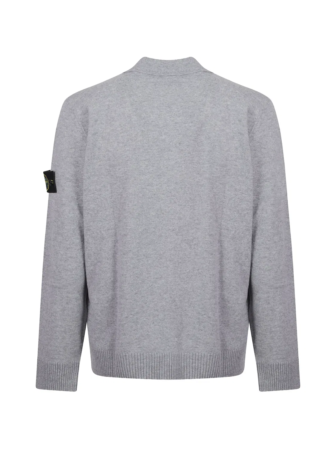 Stone Island Рубашка-поло из новой шерсти, серый — фото 2