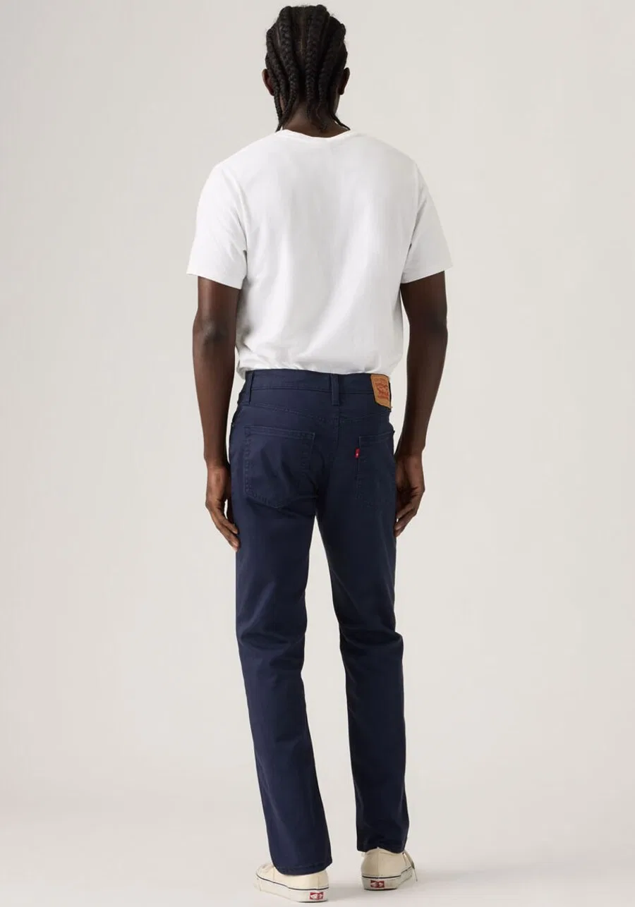 Джинсы LEVI'S Slim fit '511 Slim' темно-синего цвета — фото 3