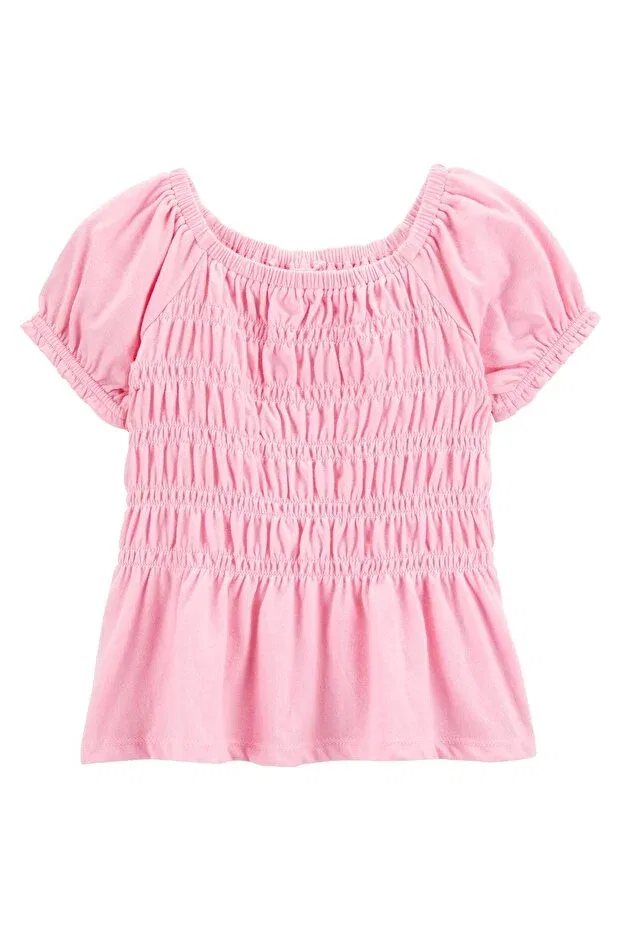Детская футболка для девочек с коротким рукавом Oshkosh, Pink
