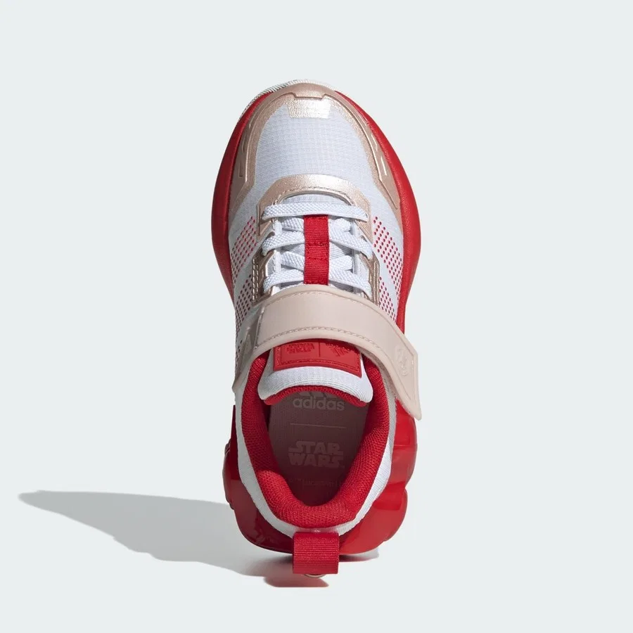 Детские спортивные кроссовки с принтом Star Wars Runner Shoes Kids adidas, Бело-красный — фото 4