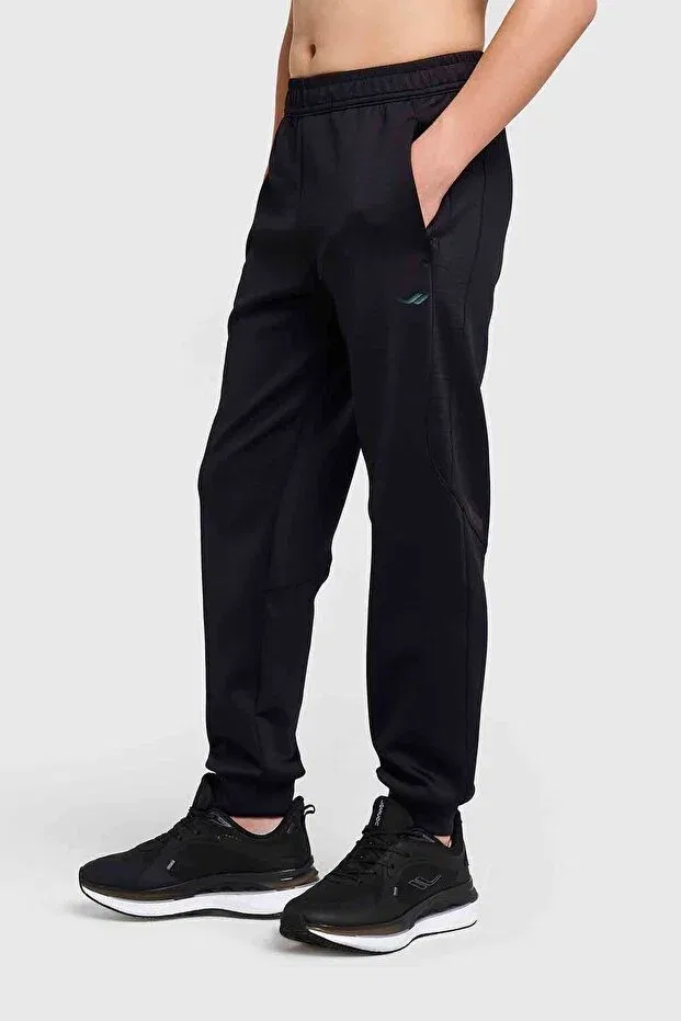Детские спортивные штаны для мальчиков прямого кроя Lescon, Black — фото 3