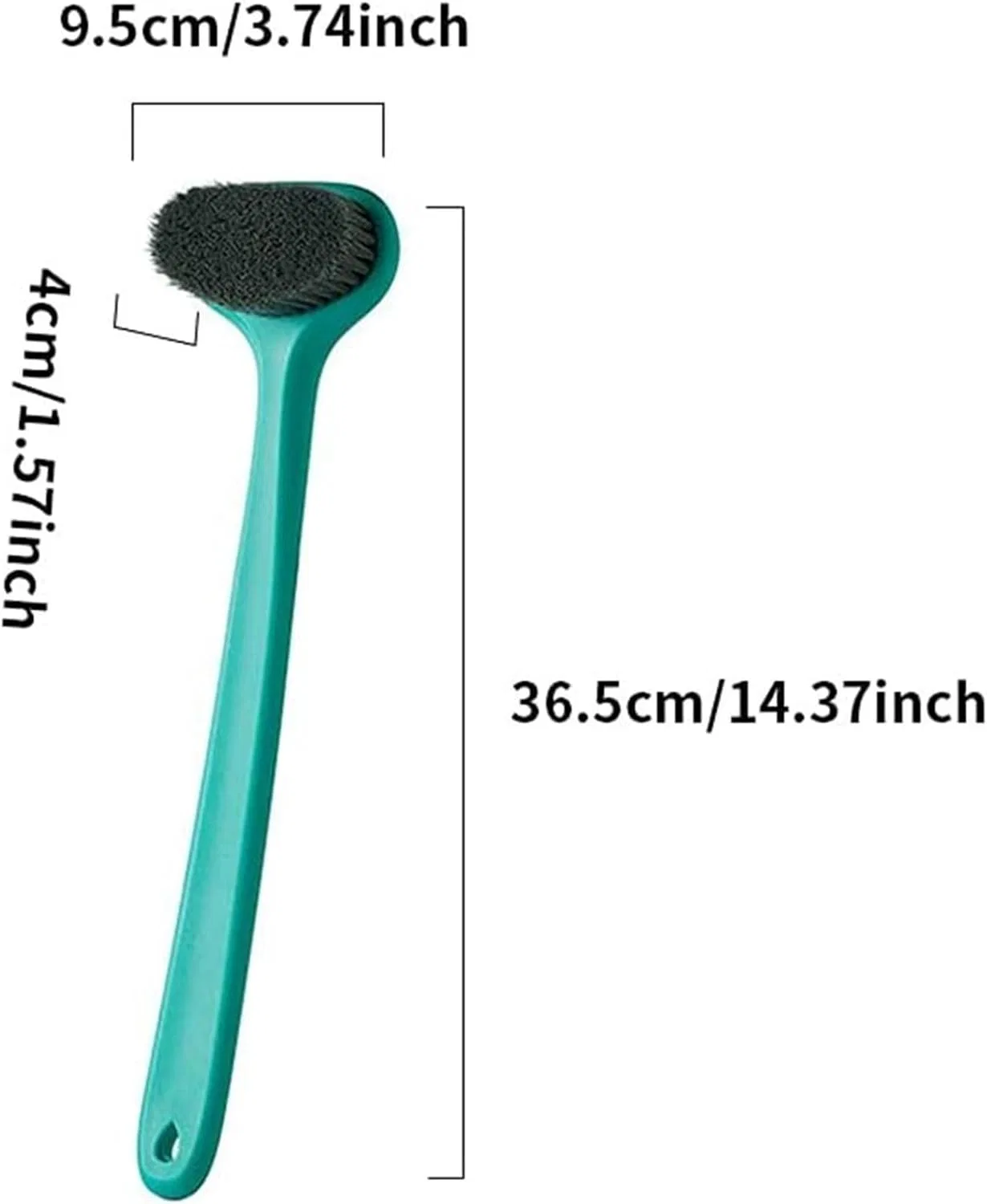 Щетка для тела с длинной ручкой, Seamue, 36.5x9.5x4 см — фото 2