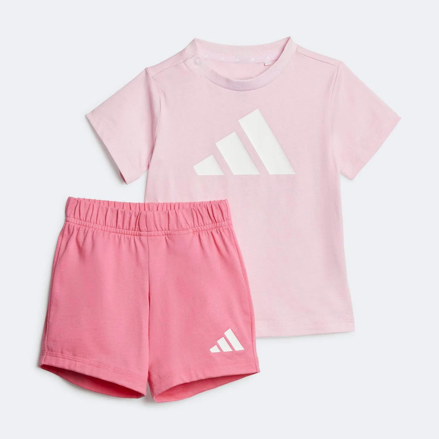 Детский комплект из футболки и шорт с принтом Adidas, Роза