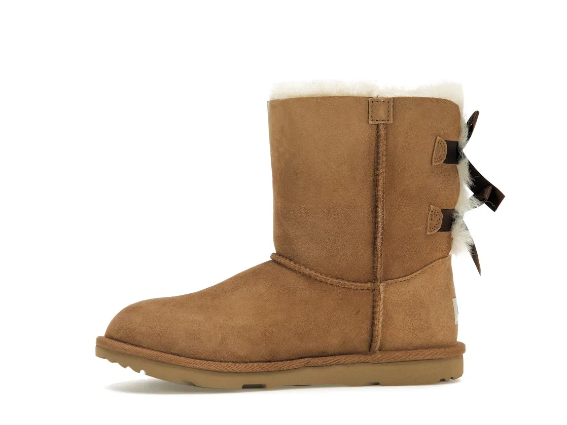 Детские сапоги с бантами UGG Bailey Bow II Boot, Chestnut Chestnut — фото 3