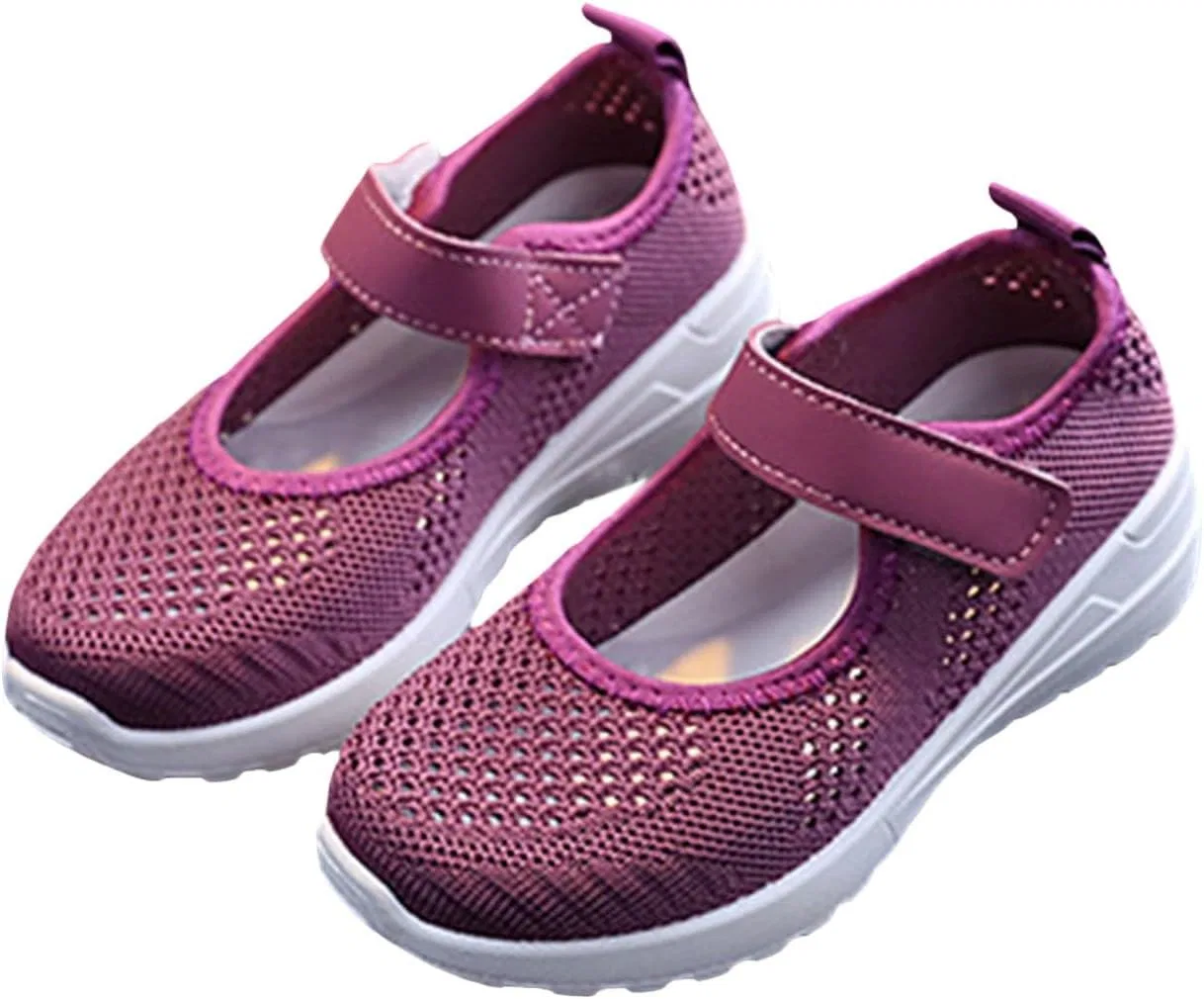 Детские дышащие кроссовки с сеткой для мальчиков и девочек, Purple