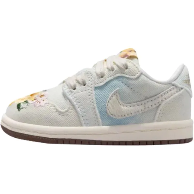 Jordan Кроссовки Air 1 Low top для малышей, светло-серые