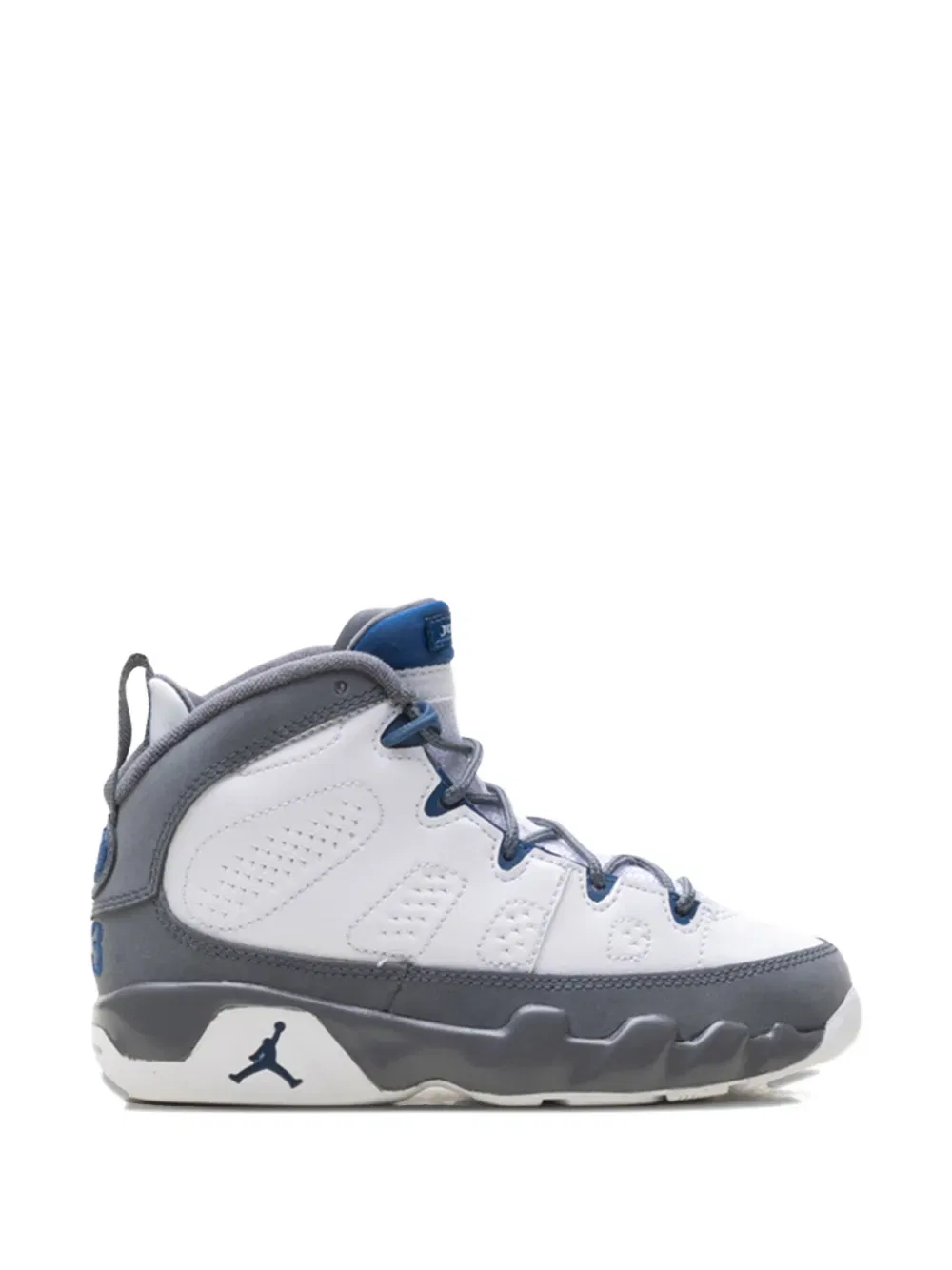 Кроссовки Air Jordan 9 с перфорированными вставками Jordan Kids, белый — фото 2
