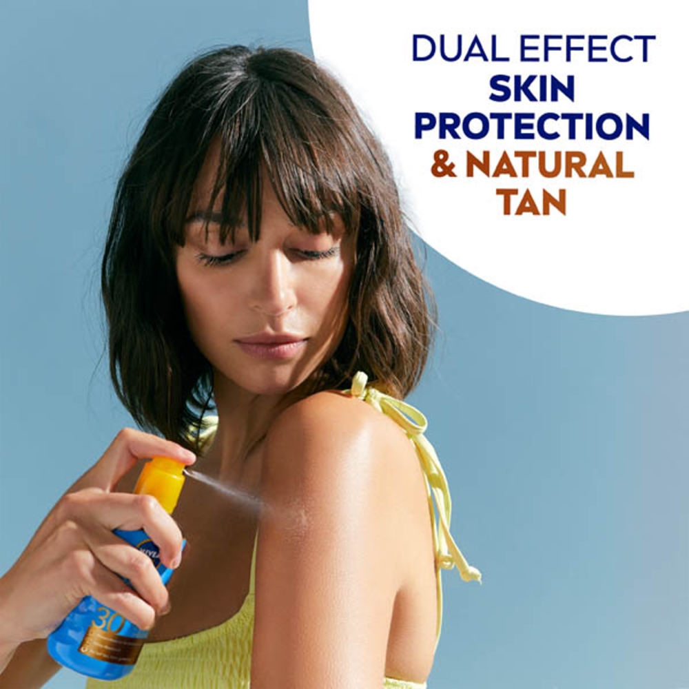 Солнцезащитный спрей с интенсивным бронзирующим эффектом SPF 30 Nivea, 200 мл — фото 3