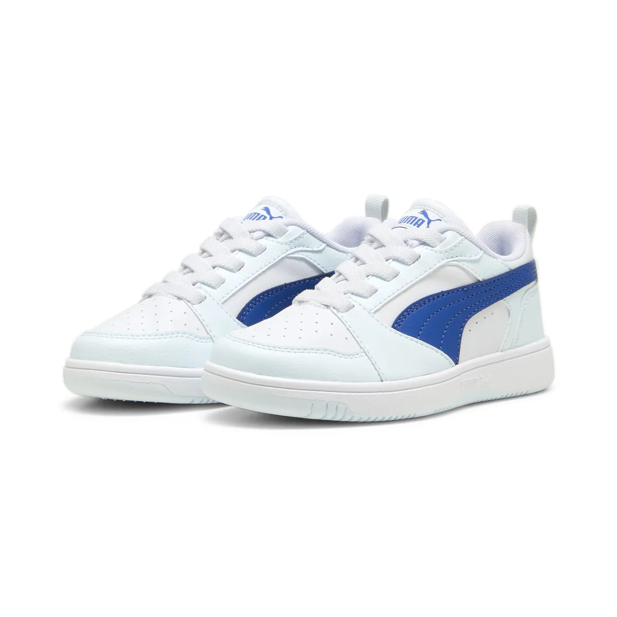 

Кроссовки PUMA "REBOUND V6 LO AC PS", цвет Puma White-Cobalt Glaze-Dewdrop