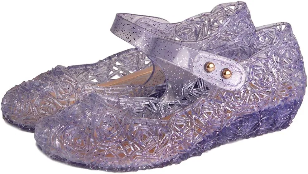 Детские балетки для девочек с принтом Princess Jelly GUGUYeah, Purple