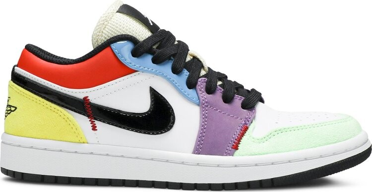 

Кроссовки Wmns Air Jordan 1 Low SE Lightbulb, разноцветный